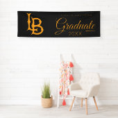 Long Beach State Logo Afstuderen Spandoek (Insitu)