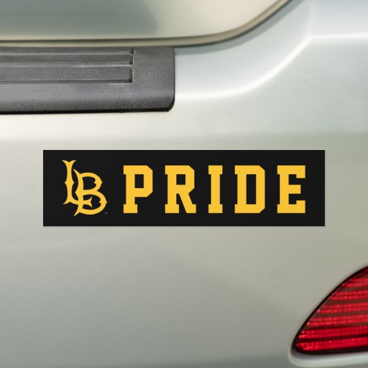 Long Beach State Logo Bumpersticker (Op auto)