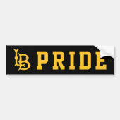 Long Beach State Logo Bumpersticker (Voorkant)