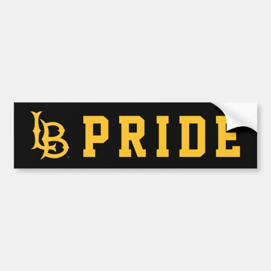 Long Beach State Logo Bumpersticker (Voorkant)