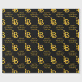 Long Beach State Logo Cadeaupapier (Vlak)