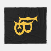 Long Beach State Logo Fleece Deken (Voorkant (Horizontaal))