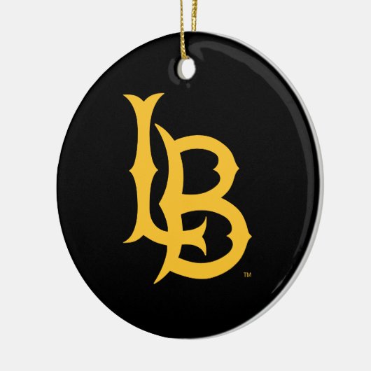 Long Beach State Logo Keramisch Ornament (Links)