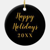 Long Beach State Logo Keramisch Ornament (Achterkant)