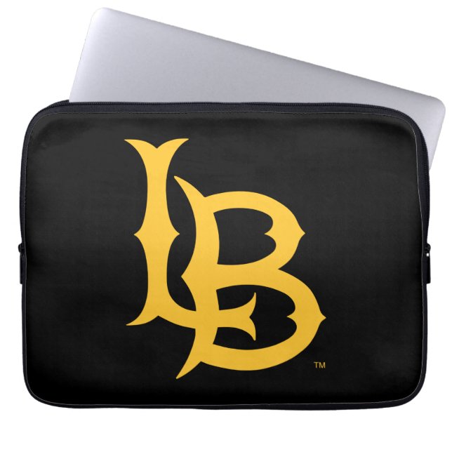 Long Beach State Logo Laptop Sleeve (Voorkant)