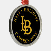 Long Beach State Logo Metalen Ornament (Rechts)