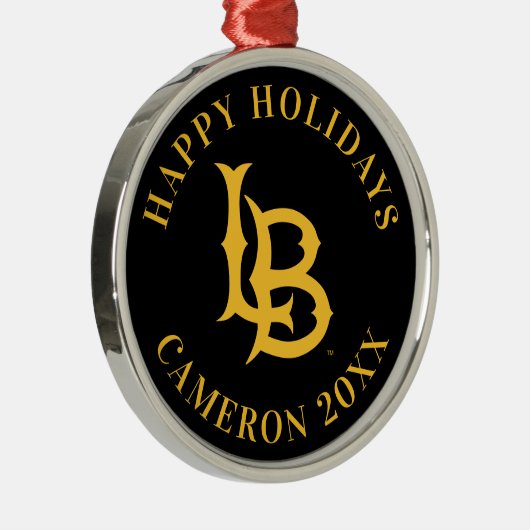 Long Beach State Logo Metalen Ornament (Rechts)