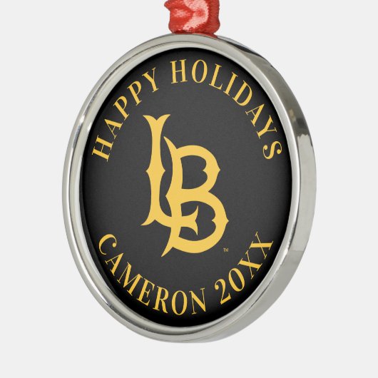 Long Beach State Logo Metalen Ornament (Links)