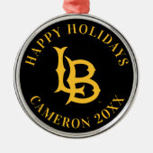 Long Beach State Logo Metalen Ornament (Voorkant)