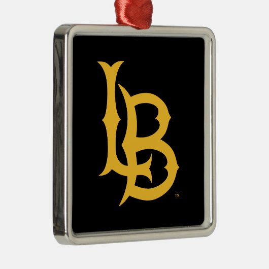 Long Beach State Logo Metalen Ornament (Rechts)