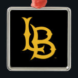Long Beach State Logo Metalen Ornament<br><div class="desc">Bekijk deze Californische State University Long Beach design! Show van je Californische State Pride met deze nieuwe universitaire producten. Dit zijn de perfecte cadeautjes voor de Long Beach student, alumni, familie, vriend of fan in je leven. Al deze Zazzle producten zijn aanpasbaar met jouw naam, klassenjaar of club. Lange strand!...</div>