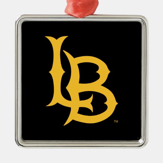 Long Beach State Logo Metalen Ornament (Voorkant)