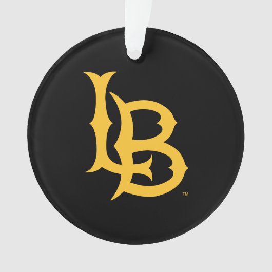 Long Beach State Logo Ornament (voorkant)