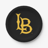 Long Beach State Logo Papieren Bordje (Voorkant)