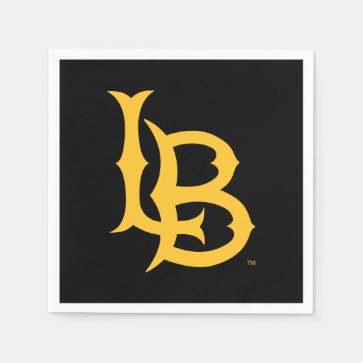 Long Beach State Logo Servet (Voorkant)