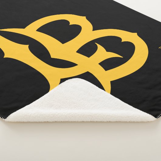 Long Beach State Logo Sherpa Deken (3/4)