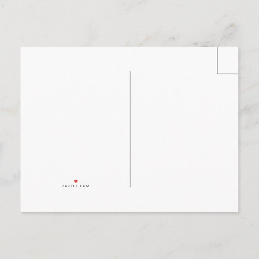 Long Beach State Logo Uitnodiging Briefkaart (Achterkant)