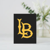 Long Beach State Logo Uitnodiging Briefkaart (Staand voorkant)