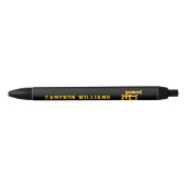 Long Beach State Logo Zwarte Inkt Pen (Voorkant)