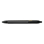 Long Beach State Logo Zwarte Inkt Pen (Achterkant)