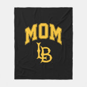 Long Beach State mama Fleece Deken (Voorkant)