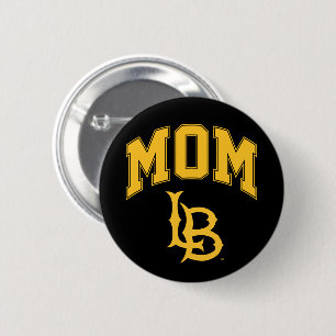 Long Beach State mama Ronde Button 5,7 Cm