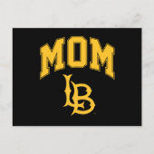 Long Beach State mama Uitnodiging Briefkaart (Voorkant)
