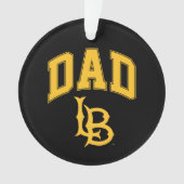 Long Beach State papa Ornament (voorkant)