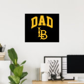 Long Beach State papa Poster (Thuiskantoor)