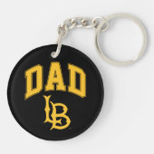Long Beach State papa Sleutelhanger (Achterkant)