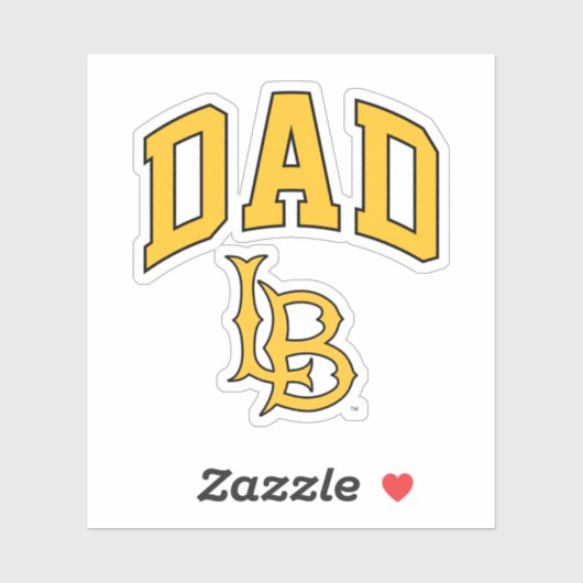 Long Beach State papa Sticker (Vel)