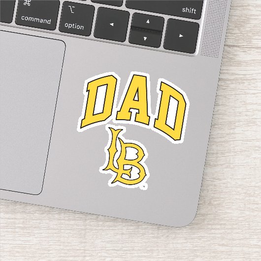 Long Beach State papa Sticker (Detail)
