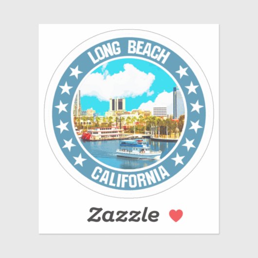 Long Beach Sticker (Vel)