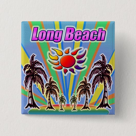 Long Beach Summer Love Button (Voorkant)