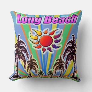 Long Beach Summer Love Pillow Kussen