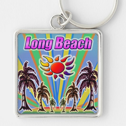 Long Beach Summer Love Sleutelhanger (Voorkant)