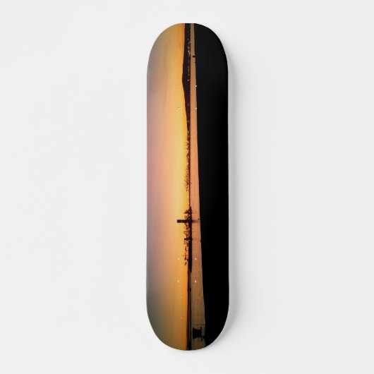 Long Beach sunset deck Skateboard (Voorkant)