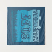 Long Beach Surf California Wandkleed (Voorkant)