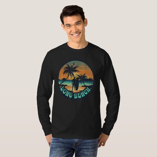 Long Beach T-shirt (Voorkant volledig)