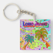 Long Beach Vacation Target Keychain (Voorkant)