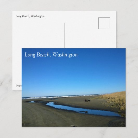 Long Beach, Washington Briefkaart (Voorkant / Achterkant)
