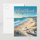 Long Beach, Washington Briefkaart (Voorkant / Achterkant)