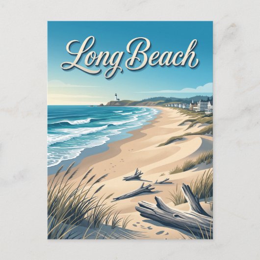 Long Beach, Washington Briefkaart (Voorkant)