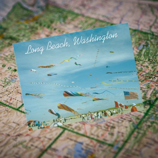 Long Beach, Washington Travel foto Briefkaart