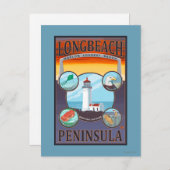 Long Beach, WashingtonTravel Briefkaart (Voorkant / Achterkant)