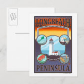 Long Beach, WashingtonTravel Briefkaart (Voorkant / Achterkant)