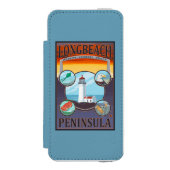 Long Beach, WashingtonTravel Incipio iPhone Portemonnee Hoesje (Voorkant Agenda)