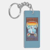 Long Beach, WashingtonTravel Sleutelhanger (Voorkant Links)