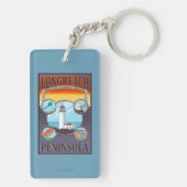 Long Beach, WashingtonTravel Sleutelhanger (achterkant)