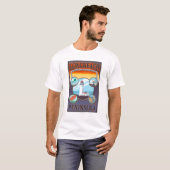 Long Beach, WashingtonTravel T-shirt (Voorkant volledig)